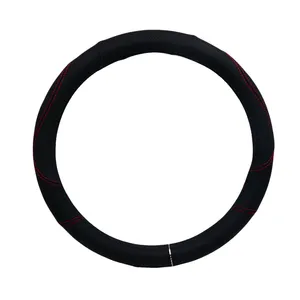 Forro Volante Cuero Carro Microperforado Negro Xtreme